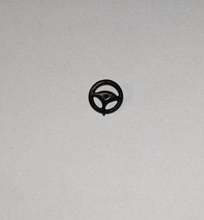 Volant en résine  ø8.30mm - Ech 1:43 - Noir