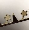 4 Inserts pour jantes  - Ech 1/43 - ø4 mm