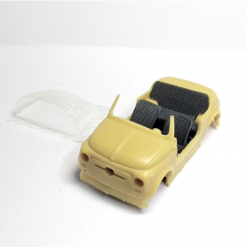 Kit Incomplet : FIAT 500 GHIA - Résine - 1:43