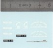 Décalcomanie - CITROËN AMI8 - Secours - Ech. 1:43