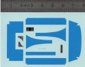 Décalcomanie - Renault ALPINE - Ech. 1:43