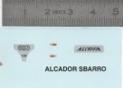 Décalcomanie - Alcador Sbarro - Ech.1:43