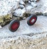 4 roues complètes Peugeot 402 -  ø15.70 - Ech. 1:43