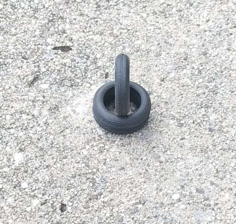 Pneus souples par 4 - ø intérieur 14mm - Ech. 1:43