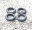Pneus souples par 4 - ø intérieur 14mm - Ech. 1:43