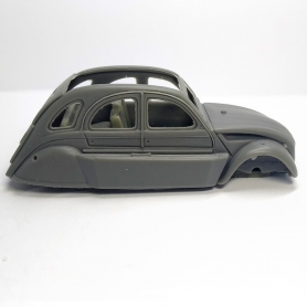 Carrosserie :  Citroën 2CV Amphibie  - Résine - 1:43