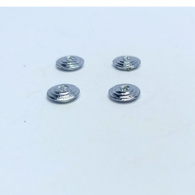 4 inserts ø6.50 mm - White Metal - 1:43