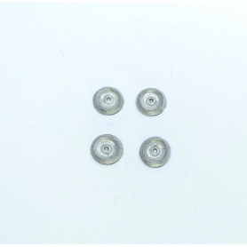 4 inserts ø8mm - White Metal - 1:43