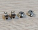 Jantes convexes en acier traité chrome - DINKY TOYS - Lot de 4