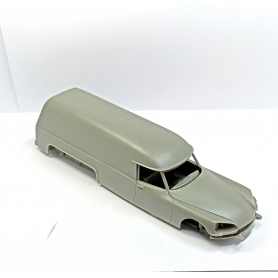 Carrosserie : Citroën DS Fourgon Tissier  - Résine - 1:43