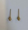 2 Antennes de toit en laiton pour voiture miniature - 1:43 - CPC PRODUCTION