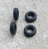 Pneus souples par 4 - ø intérieur 8.20mm - Ech. 1:43