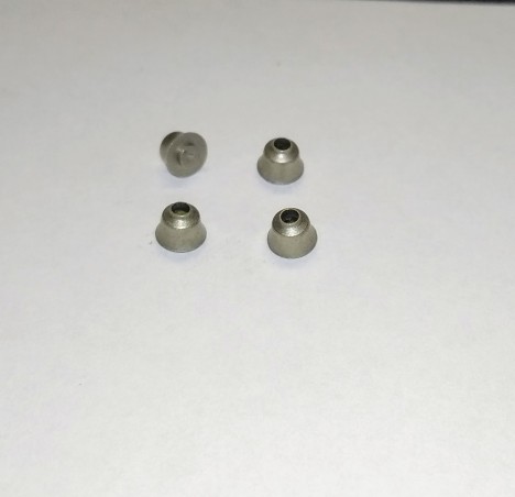 Embase ø4 en laiton traité gris - Ech. 1:43 - X4