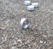 Jantes en alu avec insert en white metal - Ech. 1:43 - ø9.50 mm