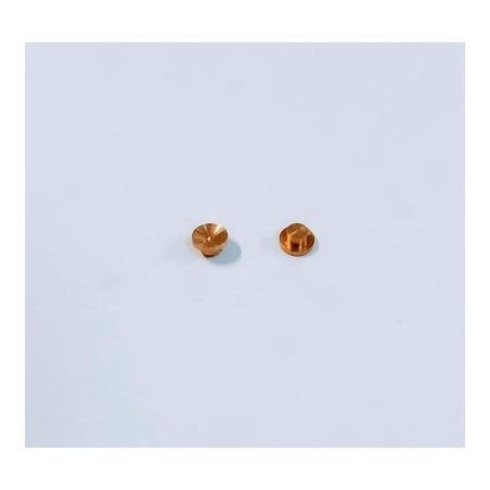 Support de phares en laiton ø3.50 - Lot de 4