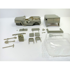 Incomplet - KIT Peugeot 203 JEEP Fermé - Résine - 1:43