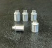 5 Bidons à lait en aluminium - Lg : 13.40mm pour dioramas et miniatures - CPC