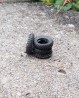4 Pneus en résine souples - ø19mm - Ech 1:43