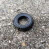4 Pneus en résine souples - ø19mm - Ech 1:43