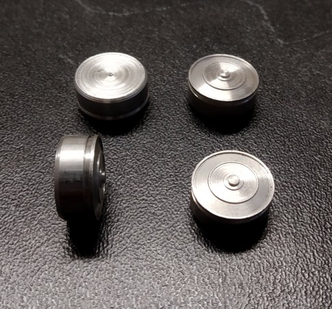 4 Flasques en Aluminium Ø 12mm X 6 mm - CPC