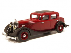 Marketplace : Panhard - Panoramique 1935 - Bordeaux/Black - CLASSIQUES – 1:43