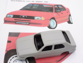 Marketplace : ALEZAN MODELS KIT 1/43 ALFA ROMEO 33 1,7 L QV ZENDER 1989 - ALEZAN  - 1:43