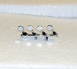 Phares X4 en White Metal Chrome - Ech. 1:43 - ø3.50mm