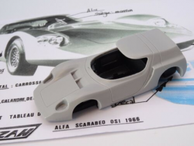 Marketplace : ALEZAN MODELS KIT 1/43 ALFA ROMEO SCARABEO CONCEPT N°1 OSI 1966 - ALEZAN  - 1:43