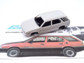 Marketplace : ALEZAN MODELS KIT 1/43 ALFA ROMEO 33 SPORT WAGON 4x4 JANTES TOLES 1988 - ALEZAN  - 1:43