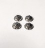 4 inserts pour Bugatti - White Metal Chromé - Ech 1:43
