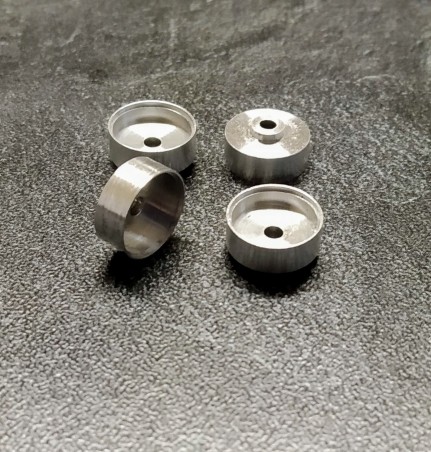 4 Jantes en Aluminium Ø 10.20 x 5mm -  Ech 1:43 - CPC Production
