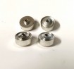 4 Jantes en laiton + traitement  Ø 9.20 x 5.50mm -  Ech 1:43 - CPC Production