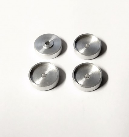 4 Jantes en Aluminium Ø 11.60 x 3.40mm - Ech 1:43 - CPC Production