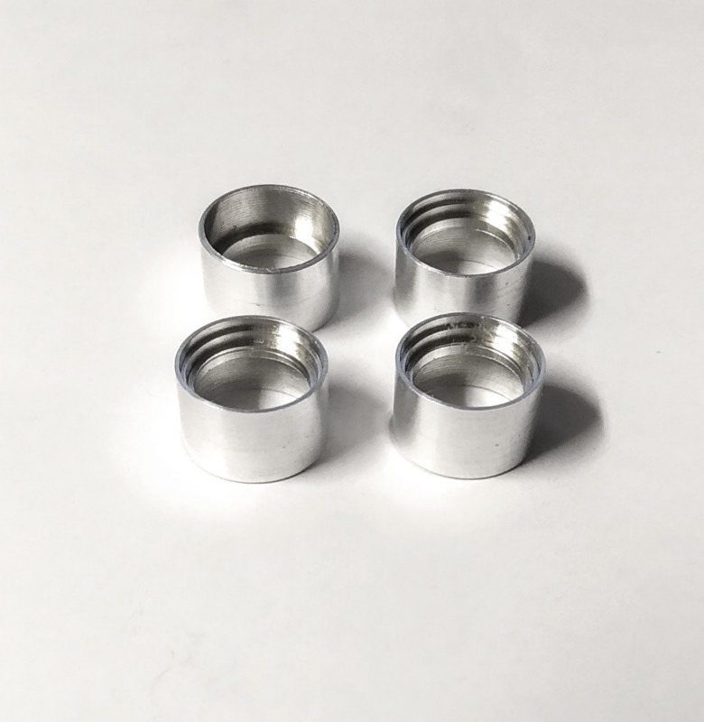 4 Jantes creuses en aluminium - Ø11.50 mm X 7 mm - CPC Production