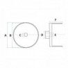 Jantes en aluminium ø8.50 X 6 mm - CPC Production - Vendu par 5
