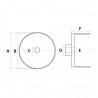4 Jantes en Aluminium Ø10.20 mm X 7.60 - CPC