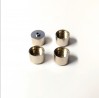 4 Jantes en laiton chromé Ø 10.20 x 8mm -  Ech 1:43 - CPC Production
