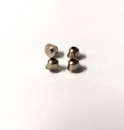 Embase ø4.30 mm en laiton nickelée  - Ech. 1:43 - X4