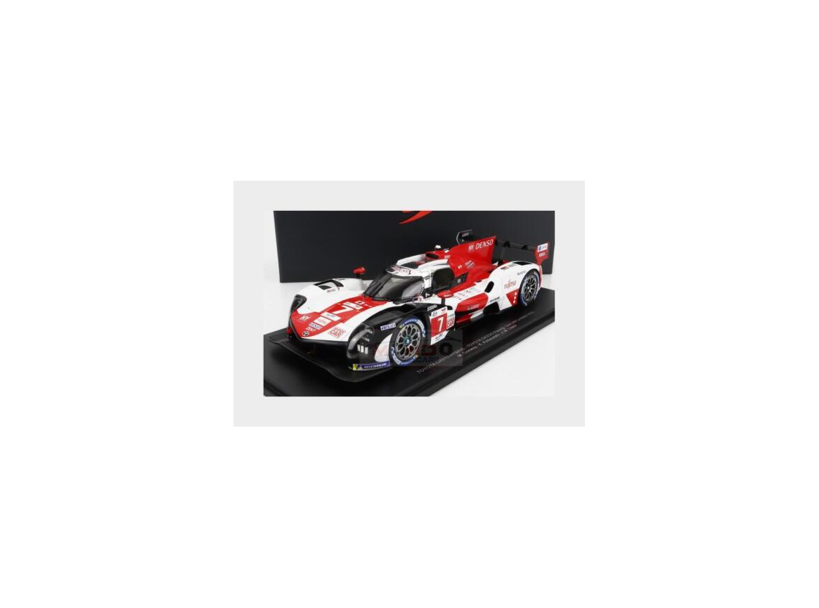 Toyota Gr010 Turbo Hybride n°7 24H Le Mans 2022 Avec Vitrine