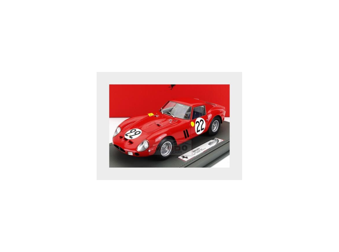 Ferrari 250 Gto n°22 24H Le Mans 1962 Dernier Avec Vitrine