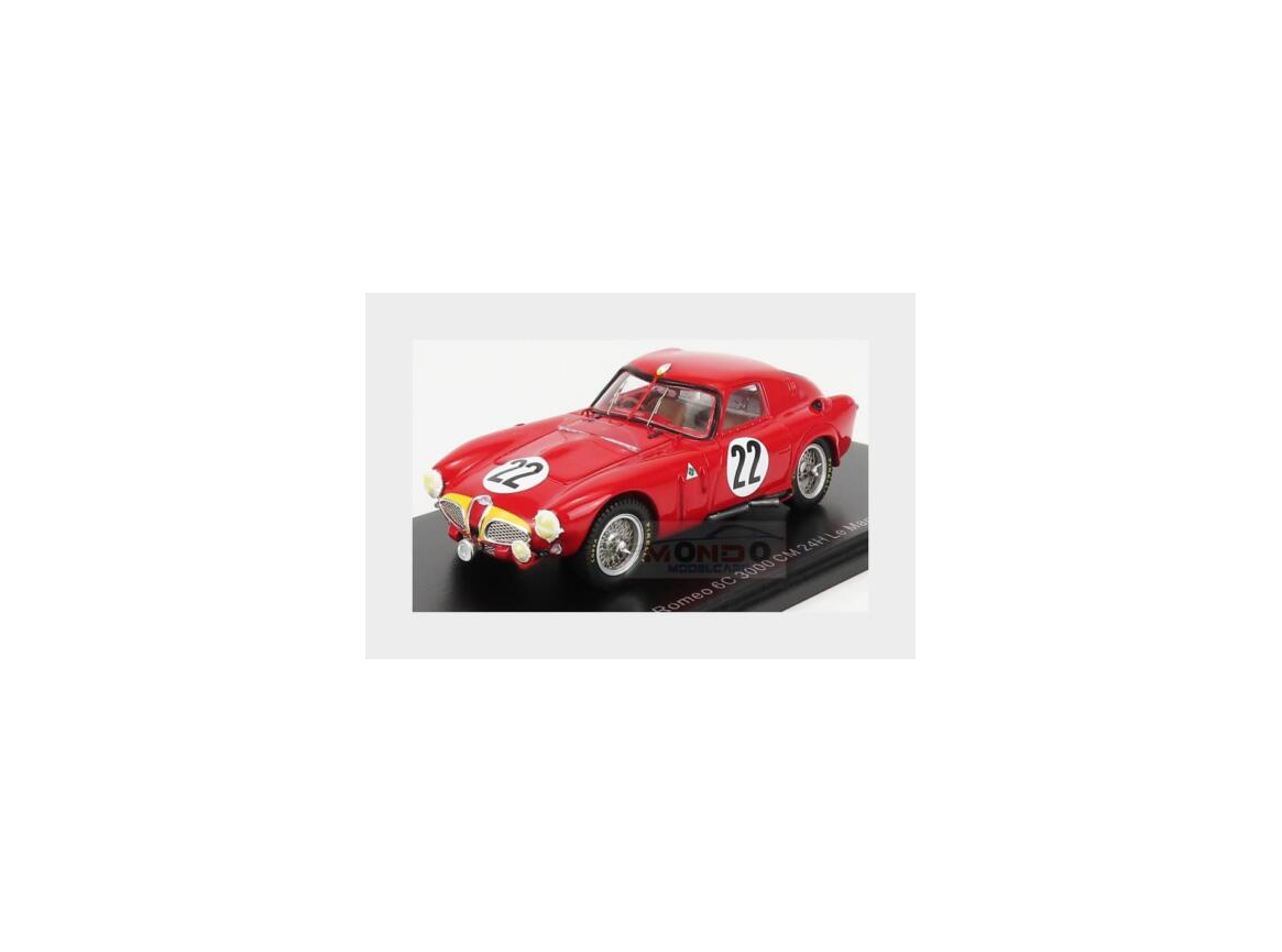 Alfa Romeo 6C 3000 Cm n°22 24H Le Mans 1953 Fangio Marimon