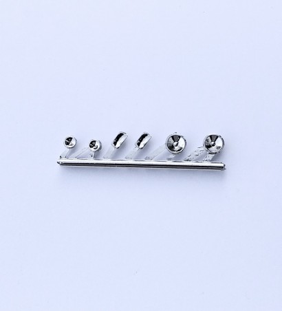Lot de phares 3 tailles en white metal - Ech 1:43
