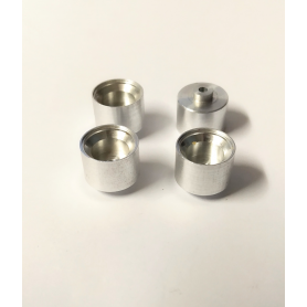 4 Jantes en Aluminium Ø 11.50 x 10 mm - Ech 1:43 - CPC Production