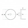 4 Jantes en Aluminium Ø 11.50 x 10 mm - Ech 1:43 - CPC Production