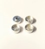 4 Jantes en Aluminium Ø 9.50 x 4.50 mm - Ech 1:43 - CPC