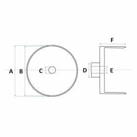 4 Jantes en Aluminium Ø 9.50 x 4.50 mm - Ech 1:43 - CPC