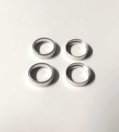 4 Jantes creuses en aluminium - Ø12.50 mm - CPC Production