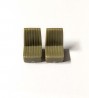2 Sièges en résine - H. 17.30 x L 11.60 mm - 1:43