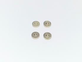 4 bases de phares ø5mm - Laiton + Nickelage - CPC Production