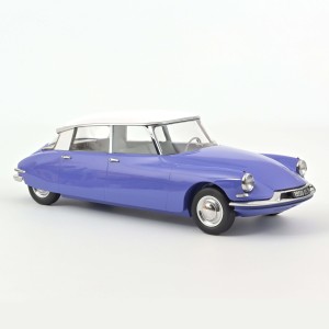 Marketplace : Citroën DS 19 1959 Bleu Delphinium et Blanc - NOREV – 1:12